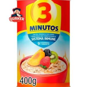 QUAKER AVENA 3 MINUTOS DE 400 G