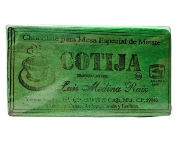 CHOCOLATE COTIJA VERDE