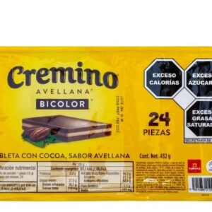 CREMINO AVELLANA BICOLOR 432 GR 24/18 GR