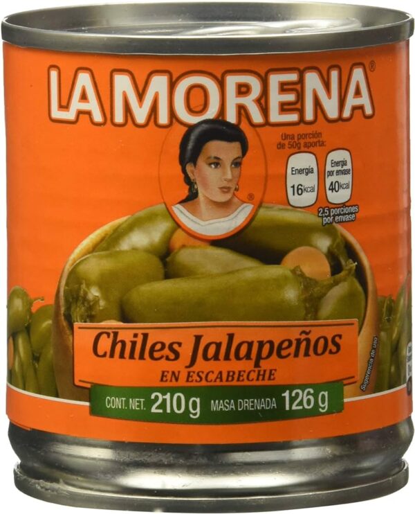 LA MORENA JALAPEÑOS 210 G