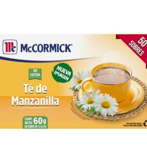 McCORMICK TE DE MANZANILLA 50 PZ