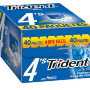 TRIDENT 4S SABOR MENTA 5 GR
