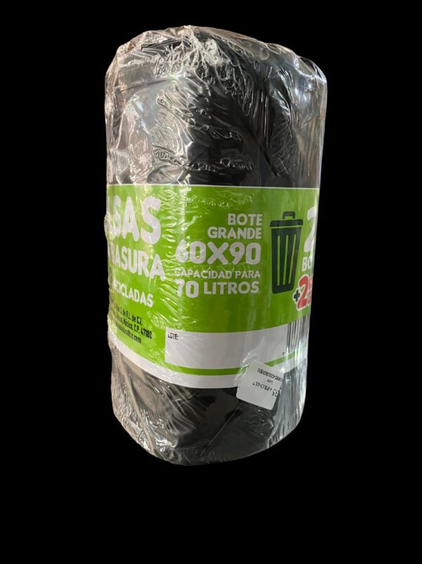 ROLLO DE BOLSA NEGRA 60 X 90