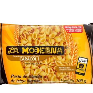 PASTA LA MODERNA DE CARACOL 1 200 GR