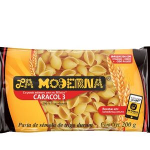 PASTA LA MODERNA DE CARACOL 3 200 GR