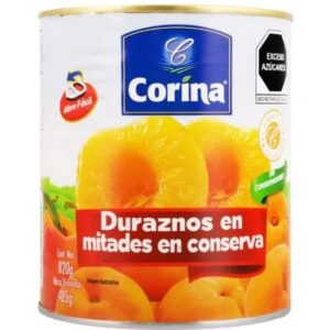 DURAZNO EN ALMIBAR CORINA 800 GR