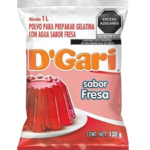 D'GARI GELATINA FRESA120 GR