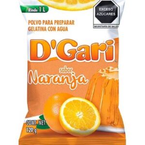 D'GARI GELATINA NARANJA 120 GR