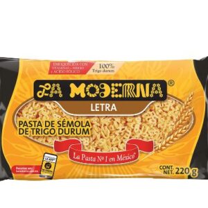 PASTA LA MODERNA DE LETRA 200 GR