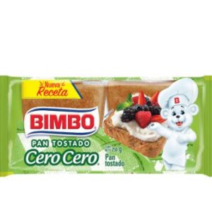 BIMBO PAN TOSTADO CERO 250 GR