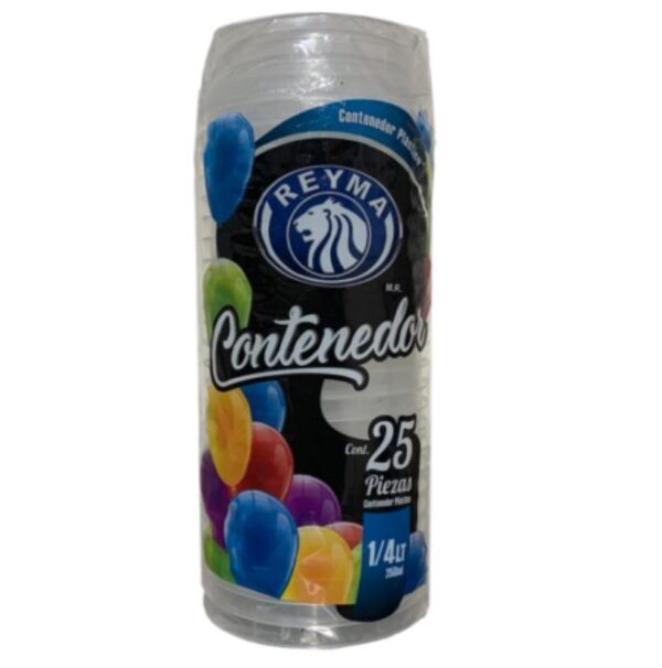 REYMA CONTENEDOR 1/4 LT 25 PZ