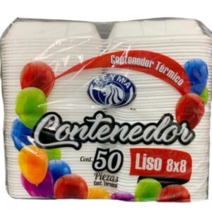 REYMA CONTENEDOR 8 X 8 LISO 50 PZ