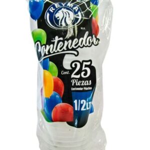REYMA CONTENEDOR 1/2 LT 25 PZ