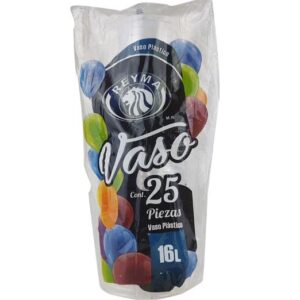 REYMA VASO 16 LISO 25 PZ