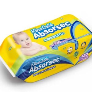 TOALLAS HUMEDAS ABSORSEC 120 PZ
